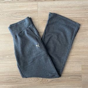 EUC puma gray straight leg sweatpants, size S or XS